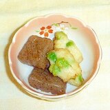 蒟蒻とおつまみ枝豆の甘辛炒め♪